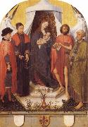 Madonna with Four Saints Roger Van Der Weyden
